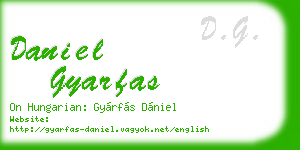 daniel gyarfas business card